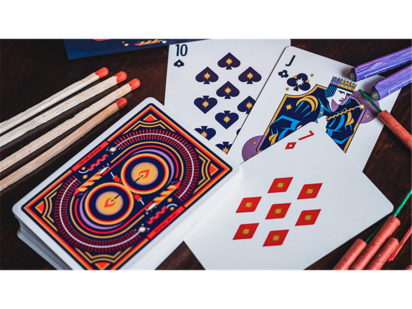 Fireworks Playing Cards by Riffle Shuffle