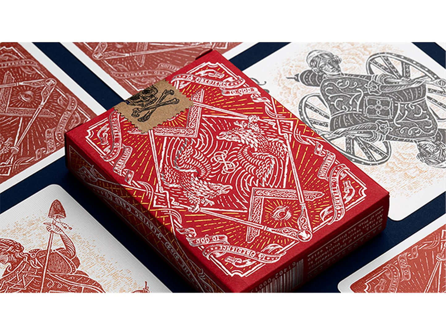 Sons of Liberty Patriot Red Playing Cards