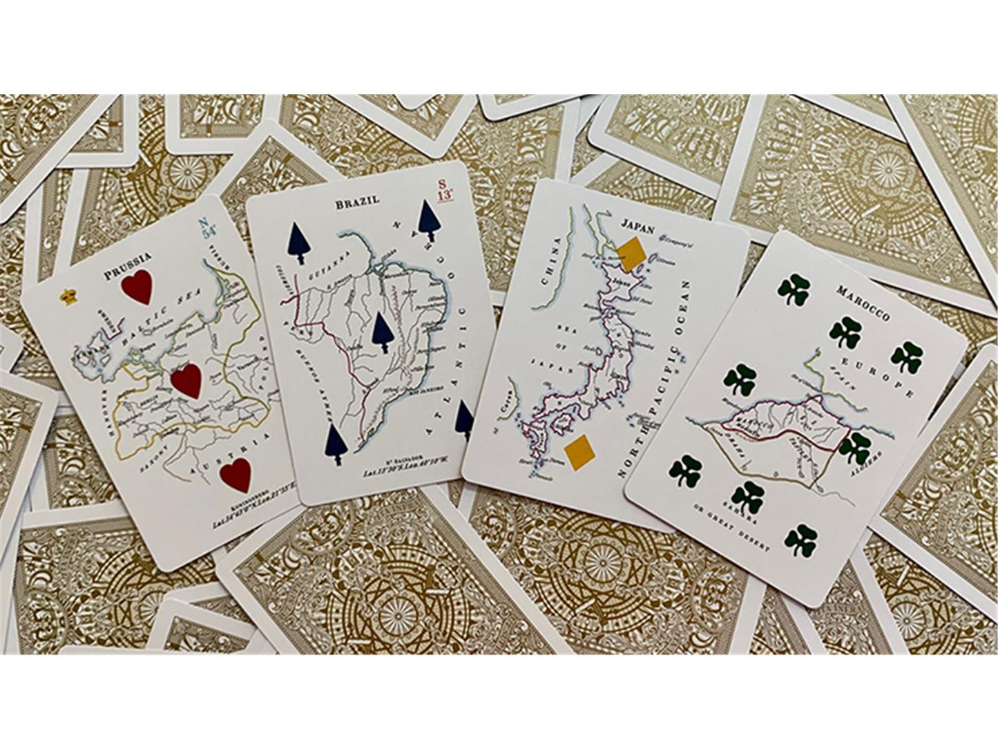 Geographical Hodges Playing Cards