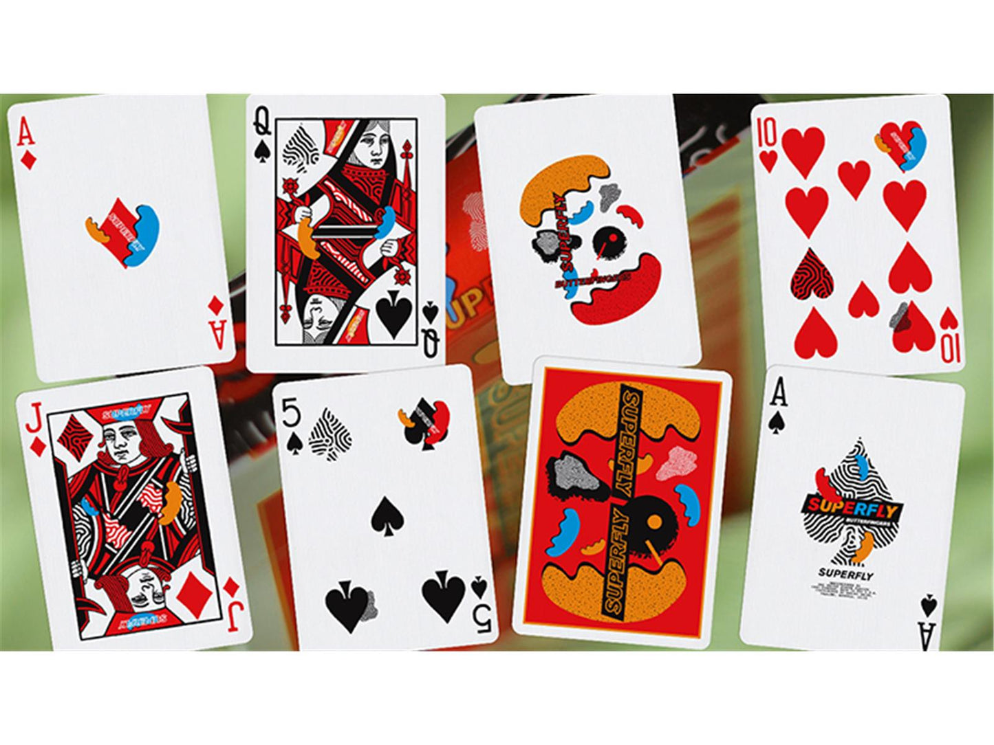 Superfly Butterfingers Red Playing Cards by Gemini