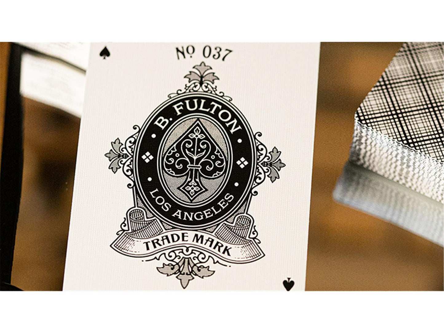 Fulton Plaid (Bourbon Brown) Playing Cards