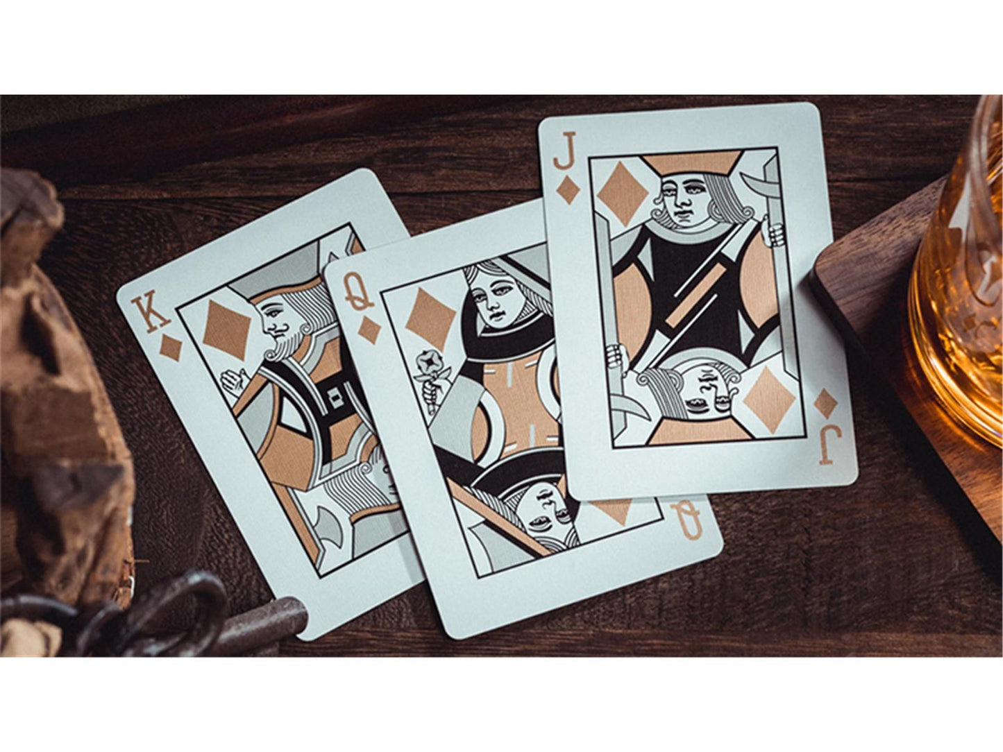 Smoke & Mirrors V8, Gold (Deluxe) Edition Playing Cards by Dan & Dave