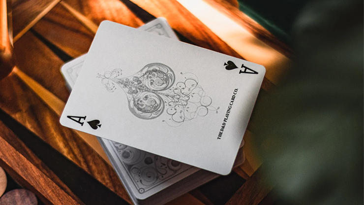 Smoke & Mirrors V8, Silver (Standard) Edition Playing Cards by Dan & Dave