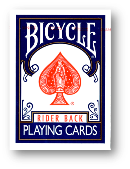 Bicycle - Poker Deck - 807 Rider back Blau