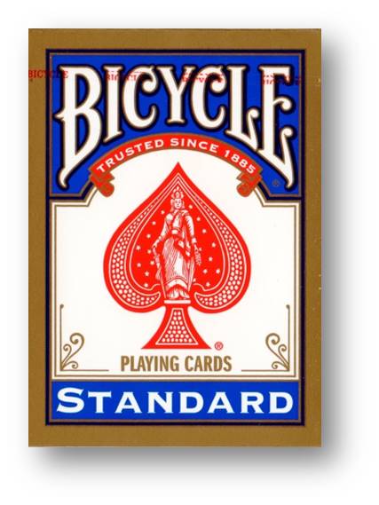 Bicycle Poker Deck Standard - Rider back Blau