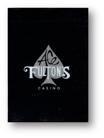 Ace Fulton's Casino (Black) Playing Cards