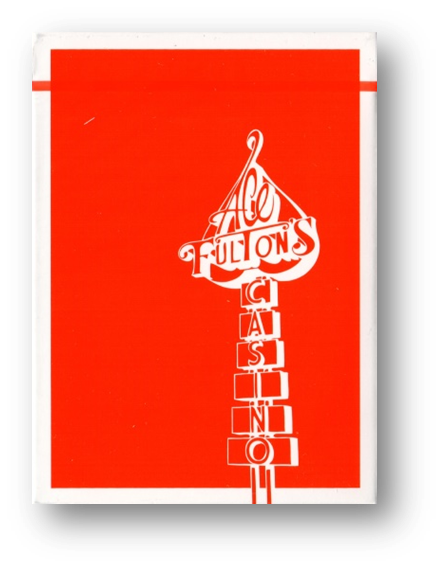 Ace Fulton's Classic Ed Playing Cards - Red