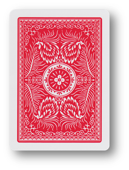 1001 Aladdin Smooth Finish Playing Cards RED