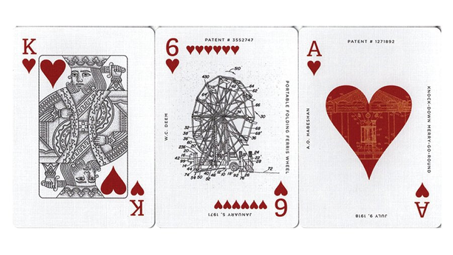 Limited Edition Art of the Patent (Amusement) Playing Cards