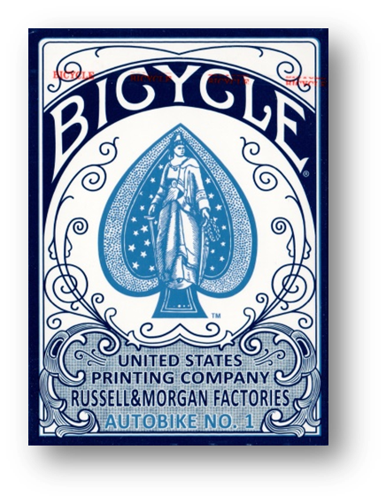 Bicycle AutoBike No. 1 (Blue) Playing Cards