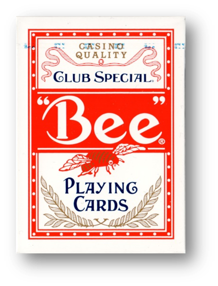 12 x Bee Casino Poker Normaler Index (6 x rot / 6 x blau)