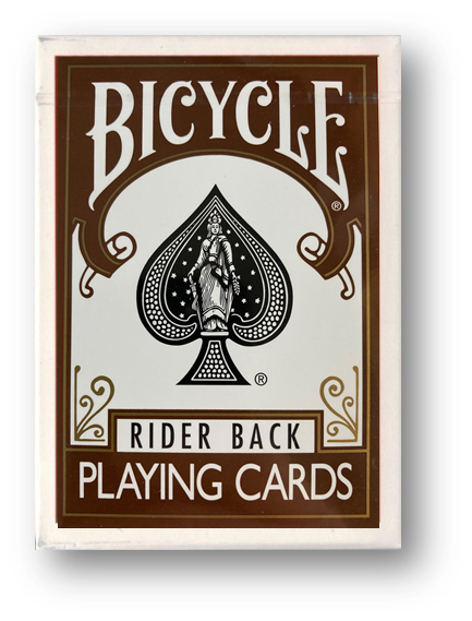 Bicycle Brown Back Poker Deck