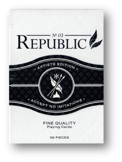 BLACK Republic Deck - Artist Edition by Ellusionist