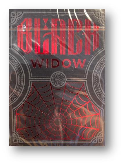 Black Widow Playing Cards