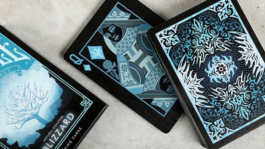 Bicycle - Natural Disasters Playing Cards - Blizzard