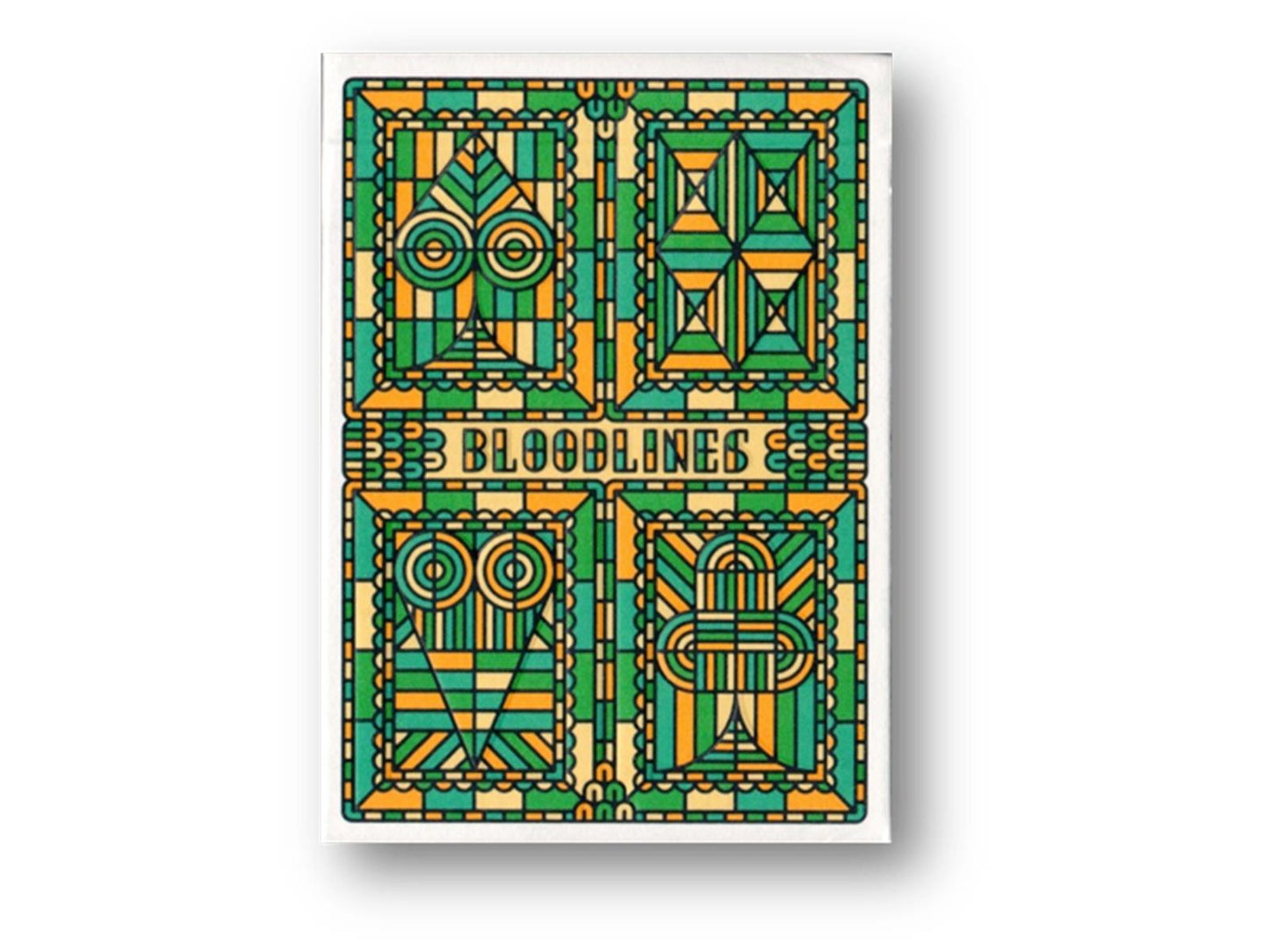 Bloodlines (Emerald Green) Playing Cards by Riffle Shuffle