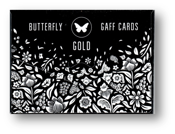 Gaff pack for Butterfly Playing Cards Marked (Black and Gold) by Ondrej Psenicka