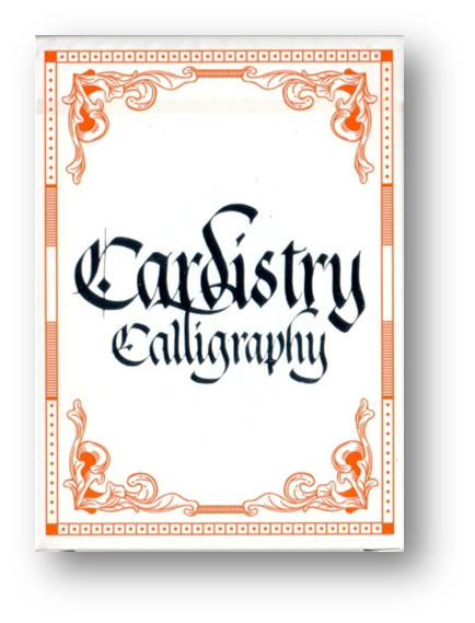 Cardistry Calligraphy (Red) Playing Cards