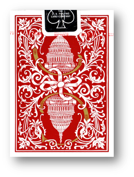 Bicycle Capitol (Red) Playing Cards