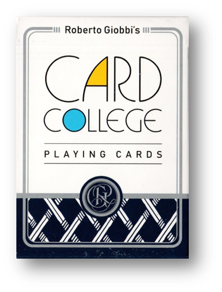 Card College (Blue) Playing Cards by Robert Giobbi and TCC Presents