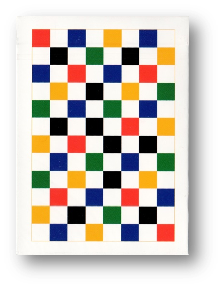 Checkerboard Playing Cards - Multicolor