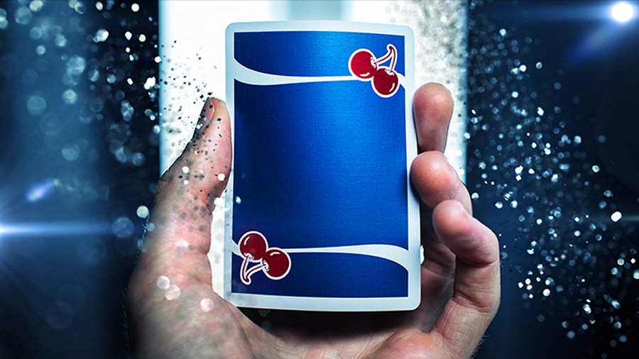 Cherry Casino Playing Cards (Tahoe Blue) by Pure Imagination