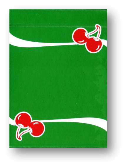 Cherry Casino (Sahara Green) Playing Cards