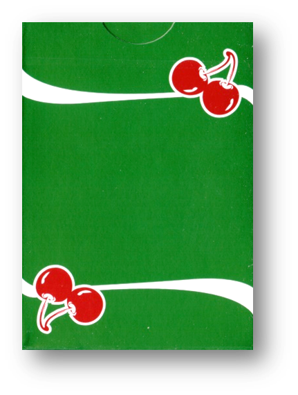 Cherry Casino (Sahara Green) Playing Cards