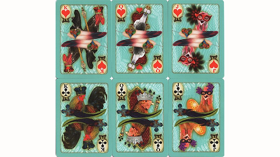 Chicken Playing Cards