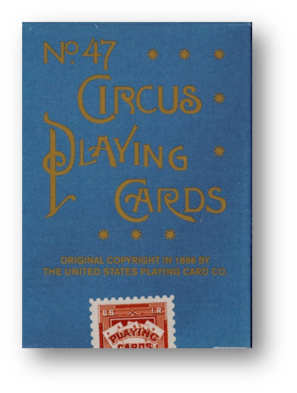 Circus No. 47 (Blue) Playing Cards