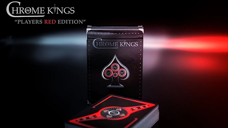 Chrome Kings Limited Edition Playing Cards (Players Red Edition)