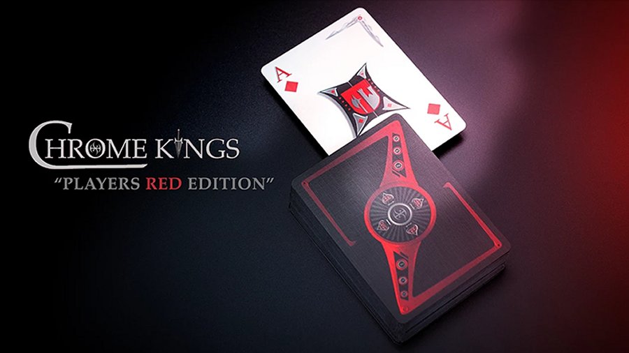 Chrome Kings Limited Edition Playing Cards (Players Red Edition)