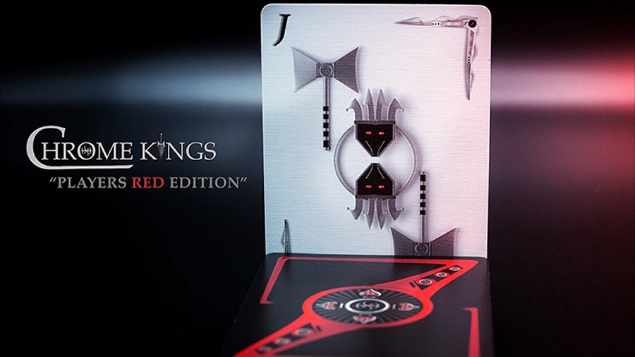 Chrome Kings Limited Edition Playing Cards (Players Red Edition)