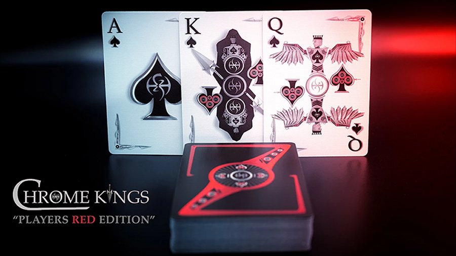 Chrome Kings Limited Edition Playing Cards (Players Red Edition)