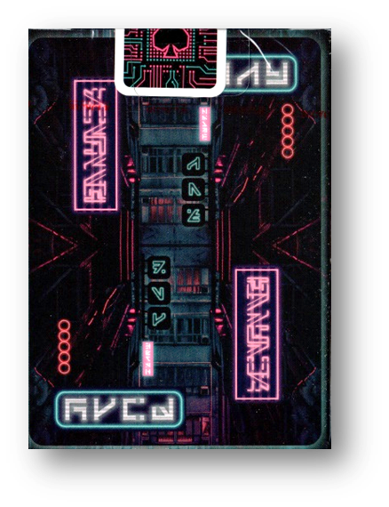 Bicycle Cyberpunk Cybercity Playing Cards by US Playing Card Co