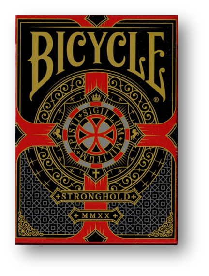 Bicycle Stronghold Crimson Playing Cards