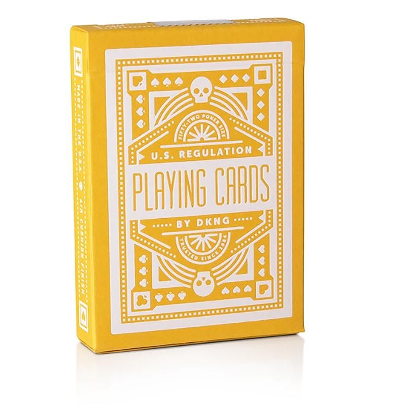 DKNG Yellow Wheel Playing Cards by Art of Play