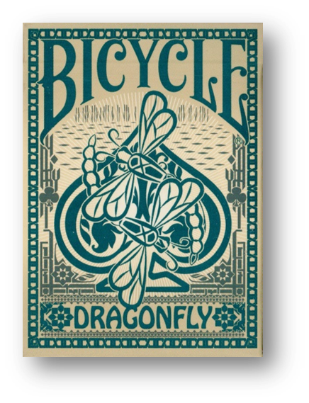 Bicycle Dragonfly (Tan) Playing Cards