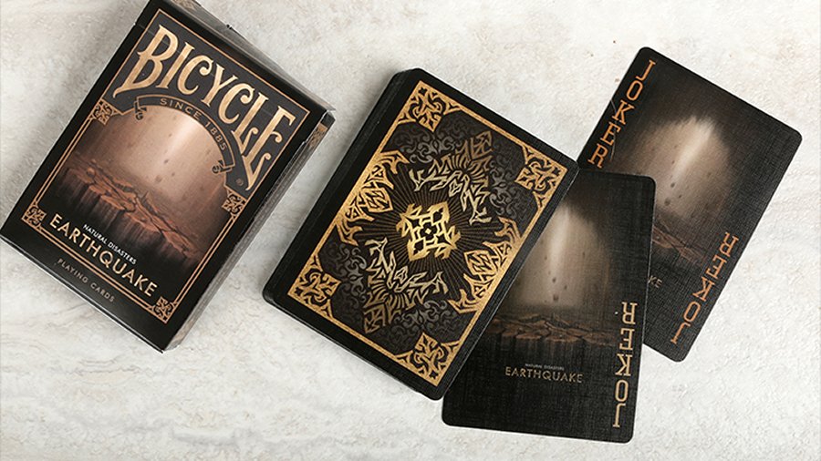 Bicycle - Natural Disasters Playing Cards - Earthquake