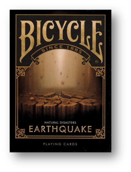 Bicycle - Natural Disasters Playing Cards - Earthquake