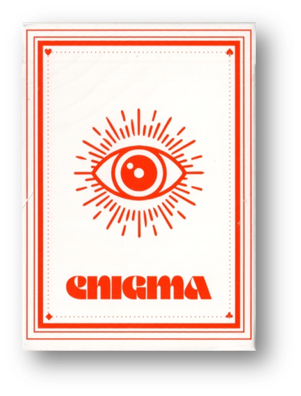 Red Enigma Playing Cards