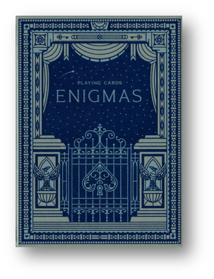 ENIGMAS Puzzle Hunt (Blue) Playing Cards