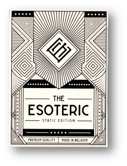 Esoteric: Static Edition Playing Cards by Eric Jones