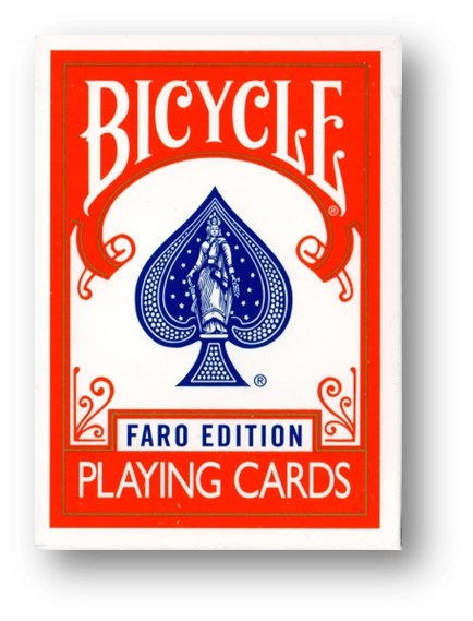 Limited Edition Bicycle Faro (Red) Playing Cards