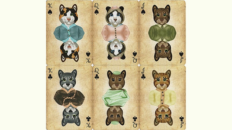 Friendly Feline Playing Cards