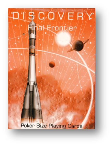 Discovery Final Frontier (Red) Playing Cards by Elephant Playing Cards