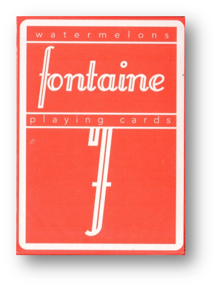 Fontaine: Watermelon Playing Cards