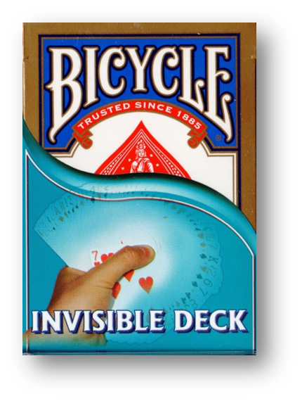 Invisible Deck Bicycle BLAU