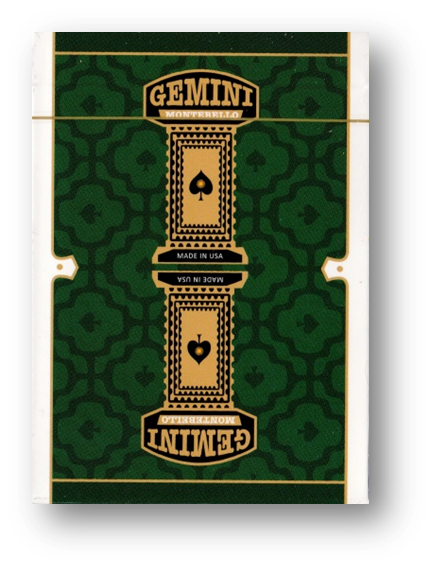 Gemini Casino Phthalo Green Playing Cards by Gemini