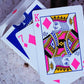 Royal Blue Gemini Casino Playing Cards by Toomas Pintson